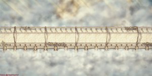 The Golden Bridge - 2 variants [60x30] [Battle Map] [OC] [Art]