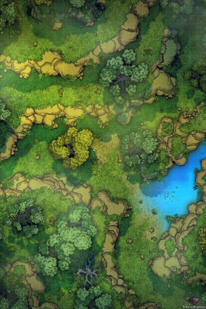Recreating one of my favourite forest battlemaps