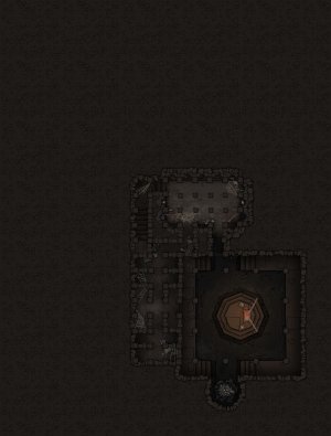 Death House Underground [Curse of Strahd] — Free Battlemap [22x29]