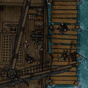 [OC] Pirate Lair 52x64 by Forgotten Adventures