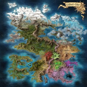 Continent of Edhel-Dor (commission)