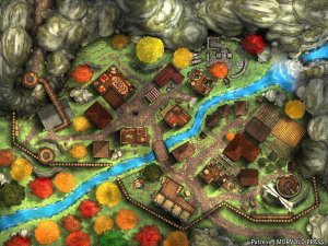 Starting Village | Stonefall Haven [120 x 90]