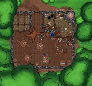 Small Tavern in the Woods [15x14]