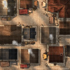 FREE City Streets Map 20x20 200DPI