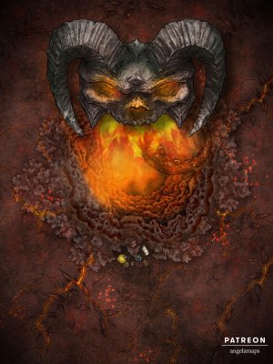 Hell Sacrifice [battlemap] from Angela Maps - 4 versions! [animated] [art]