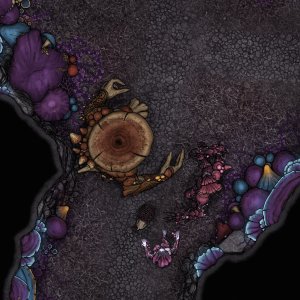 [OC] Mushroom Ruins 35x34 by Forgotten Adventures