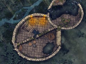 Abandoned Tower battlemap