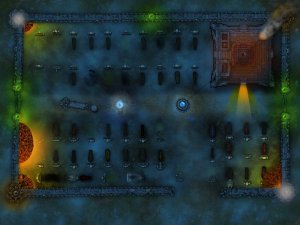 Desecrated Cemetery [35x26]