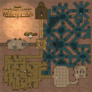 Tomb of Menet Ka/ reworked map of The Last Gasp by Kobold Press