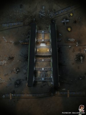 The great tank fortress is a monster on the battlefield- A mobile bastion claiming dominion over whatever region it storms through.