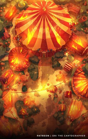 Circus in Fire [24x42][NoAI] | Ori the Carto