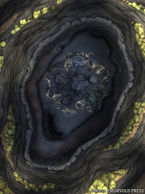 Well of Dragons | Caldera & Lava Tubes [180 x 240]