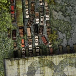 22 Free Post-Apocalyptic Battlemaps for Survival & Wasteland RPG Campaigns [Link in comments]