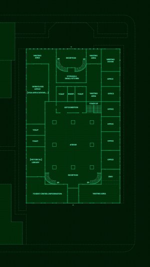 You’ve heard that floorplans of buildings from all over the city have been collected here - maybe a good opportunity to get a little insights about your next destinations in advance? The City Hall [40x73] [abandoned version] [4 Levels + "Green Screen" Flo