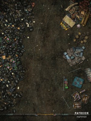 Trash Heap [battlemap] from Angela Maps - 3 versions! [animated] [art]