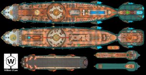 The Nautilus final update - Airship and Dungeon versions to commemorate my Patreon's 3rd annyversary!