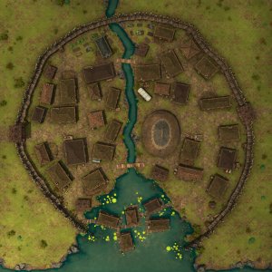 New Earthmoor Village [Symbaroum][72ppi][Dungeon Alchemist]