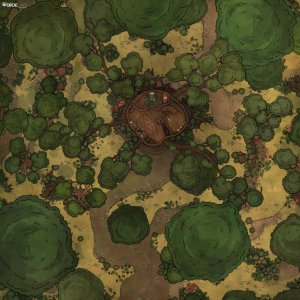 Squirrel Hideout [40x40]