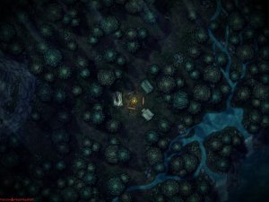 Crystal Ball Camp + Forest Camp [40x30] [Battle Map] [No AI] [OC] [Art]