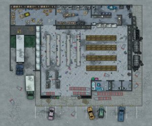 Postcards from the Zombie Apocalypse - Small Town Grocery Store
