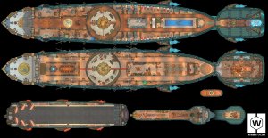 The Nautilus Revisited! A Ship for the Brightest Skies and the Deepest Seas, Now Transformed into a Dungeon! [Art]