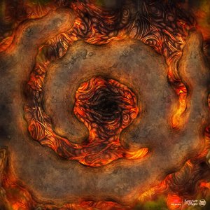 Ragnaros' Lair - Hardened Lava - 40x40
