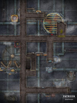Catwalk [battlemap] from Angela Maps - 3 versions! [animated] [art]
