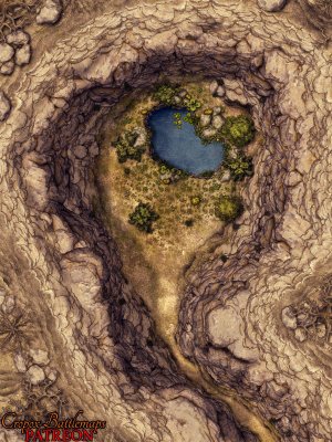 Wasteland Oasis 30x40 battle map