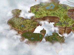 The Sacred Lands - Skylands Map