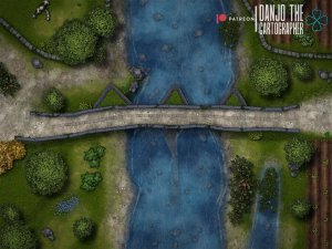 Peaceful Crossing Bridge [24x18] [Art] [OC]