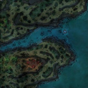 Jungle Island Coastline - [85x85]
