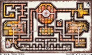 Maps 809-810-811 --- Temple and Altar of the Pale God - Isometric View of both top-view dungeons included.