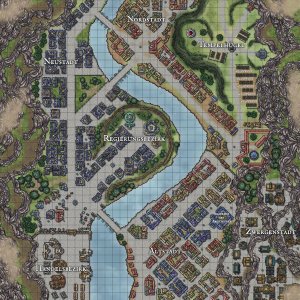 Finished the map for my first DM session tomorrow. Would appreciate feedback and suggestions.