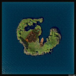 Your players aren't silly enough to harass the retired adventurer living a peaceful life here, are they? Fisher's Isle (44x44) - free day & night maps plus hundreds more!