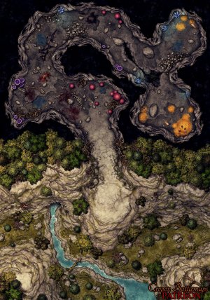 The Dragon’s Lair 40x57 battle map