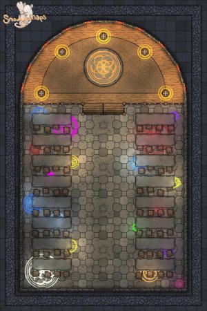 [20x30] Ritual Lecture Hall Night