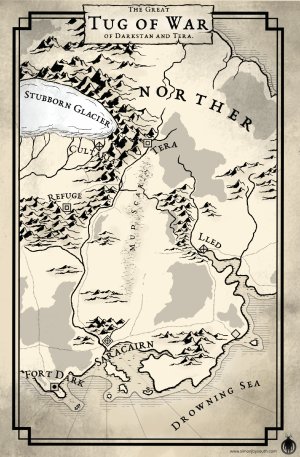 Seeking feedback for map for epic fantasy prequel