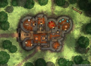 Restored Castle Cragmaw - PC Headquarters | 3 Floors [88 x 64]