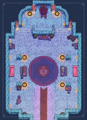 A wool-knit throne room [16x22]