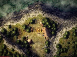 Mountain Camp - 6 Variants [40x30] [Battle Map] [No AI] [OC] [Art]