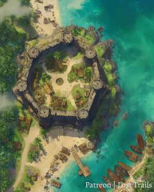 Coastal City Battlemaps