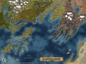 First World Map Attempt - Santoreon
