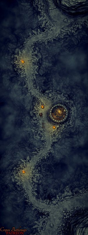 Explore the Cavern of Corruption – 4 Battle Maps in One Cave System Pack