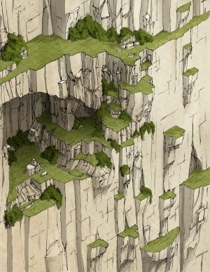 Grassy Cliff [31x40]