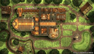 Church of the Radiant Lady & Totally Safe Graveyard [120 x 70]