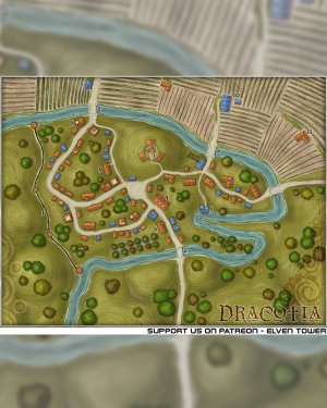 Map 240 - Dracotia --- Town Map