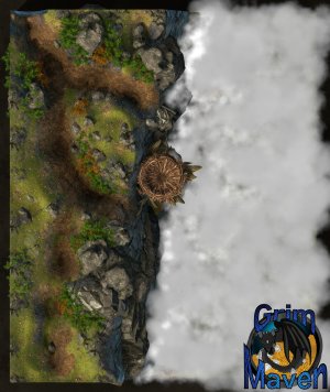 "The Nest"(27x32) Want a battlemap that Roc(k)s, and takes your players to new heights? Welcome to the Nest!