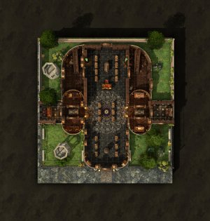 [OC] Free Grand Archive / Fantasy Library Battlemap – Day/Night + Grid/Gridless + Foundry/UVTT