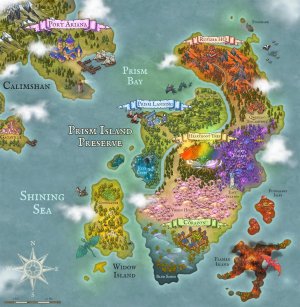 Prism Island Preserve - setting for my new campaign!