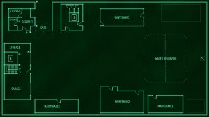 a day at the secret research facility – ground floor [desert variant] [48x29] [abandoned version] + roof + floorplan